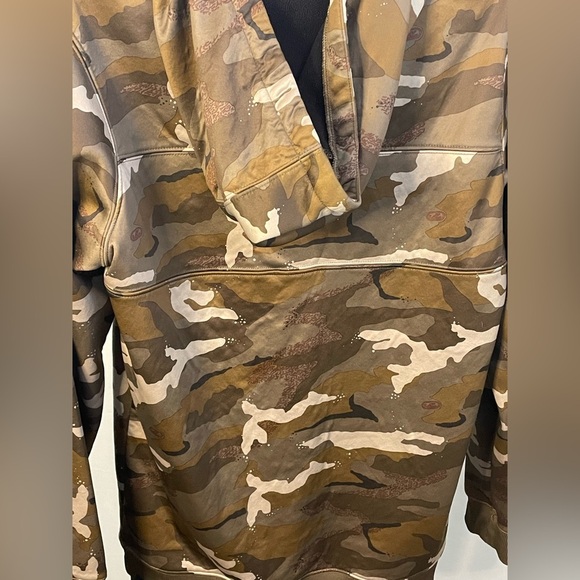 Neff Hoodie Men Small Camouflage Full Zipper Long Sleeve Side Zip Pockets Vented - Picture 8 of 11